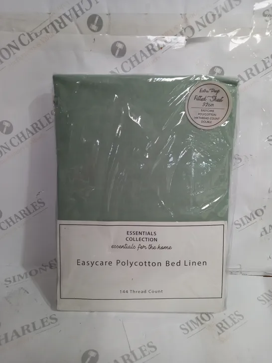 ESSENTIALS COLLECTION EASY-CARE POLYCOTTON BED LINEN - DOUBLE