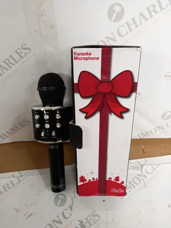 BOXED FEDE KARAOKE PORTABLE MICROPHONE 