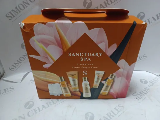 BOXED SANCTUARY SPA SIGNATURE PERFECT PAMPER PARCEL GIFT SET RRP £20