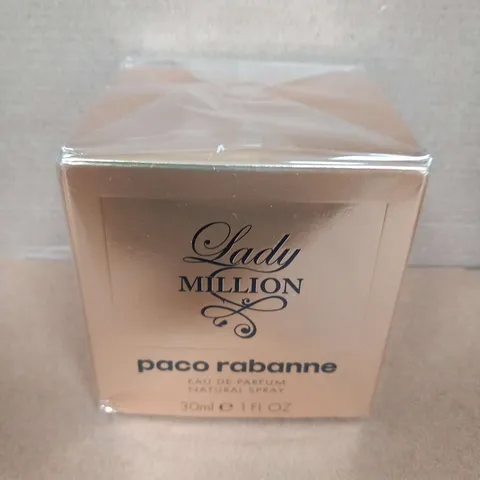 BOXED AND SEALED LADY MILLION PACO RABANNE EAU DE PARFUM 30ML