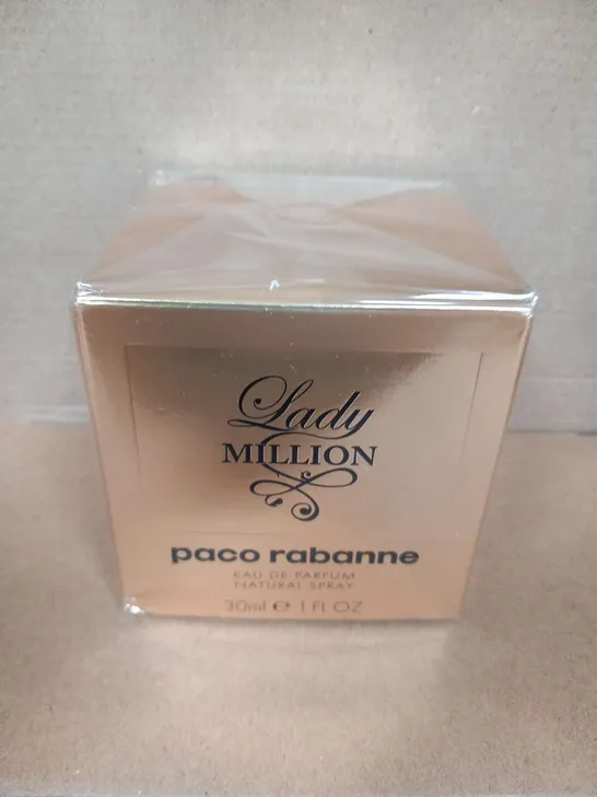 BOXED AND SEALED LADY MILLION PACO RABANNE EAU DE PARFUM 30ML