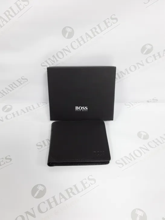 HUGO BOSS SLIM WALLET IN BLACK 