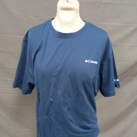 COLUMBIA FELSPAR TEE IN BLUE - MEDIUM