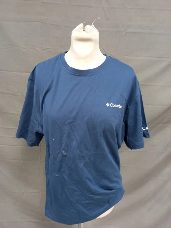 COLUMBIA FELSPAR TEE IN BLUE - MEDIUM