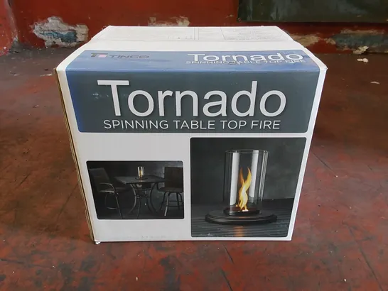 BOXED TORNADO SPINNING TABLE TOP FIRE