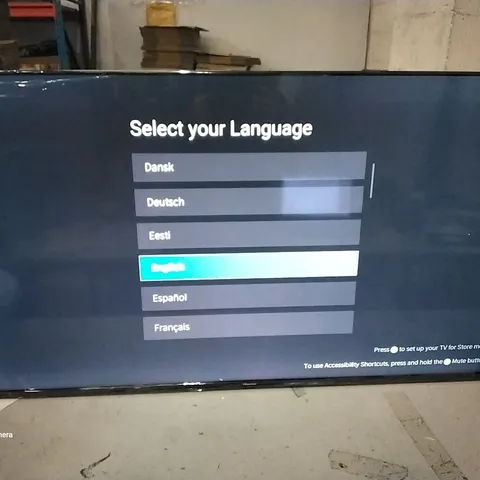 HISENSE E7HQTUK 50" SMART 4K ULTRA HD HDR QLED TV - COLLECTION ONLY