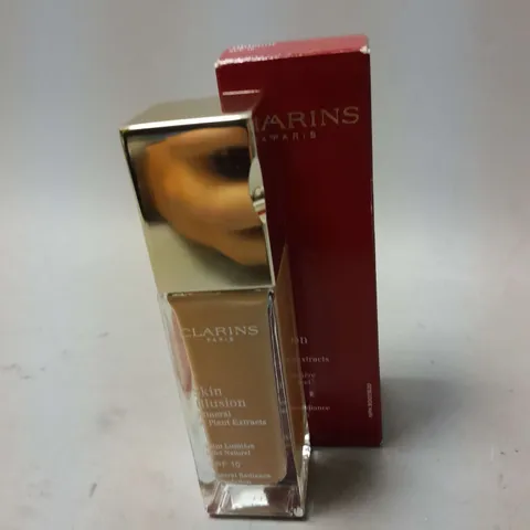 CLARINS AMBER 112 SKIN ILLUSION MINERAL FOUNDATION SPF 10 NATURAL RADIANCE 30ML