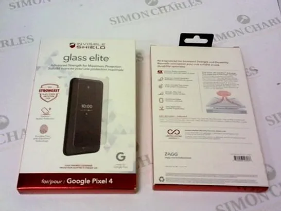 10 BRAND NEW INVISIBLE SHIELD GLASS ELITE FOR GOOGLE PIXEL 4(not whole box)
