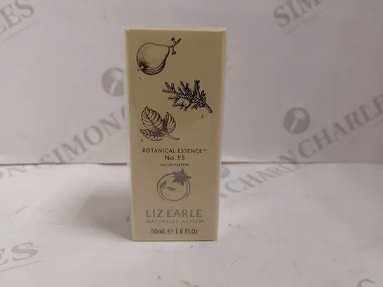 SEALED LIZ EARLE BOTANIC ESSENCE NO.15 EAU DE PARFUM - 50ML