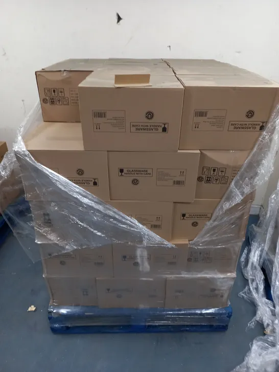 PALLET OF APPROX 50 BOXES OF 12 WINE GLASSES - COLLECTION ONLY