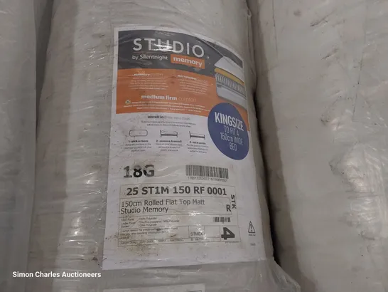 BAGGED & ROLLED SILENTNIGHT 5' KINGSIZE STUDIO MATTRESS 