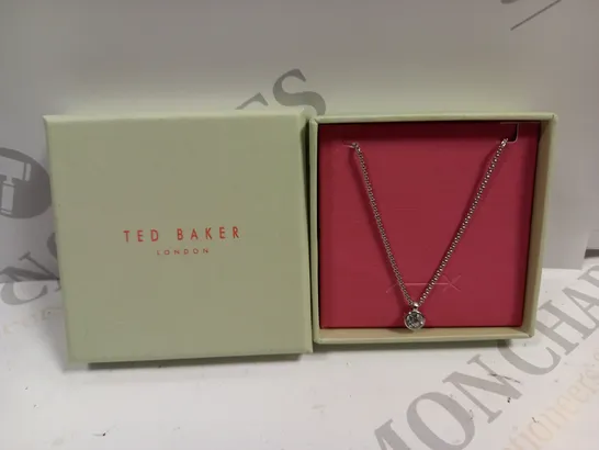 BOXED TED BAKER LONDON CIRCLE PENDANT NECKLACE 