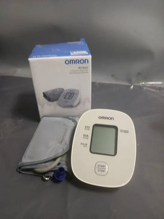 OMRON M2 BASIC AUTOMATIC UPPER ARM BLOOD PRESSURE MONITOR