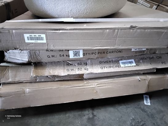 PALLET OF FOUR ASSORTED SHOWER PANELS 