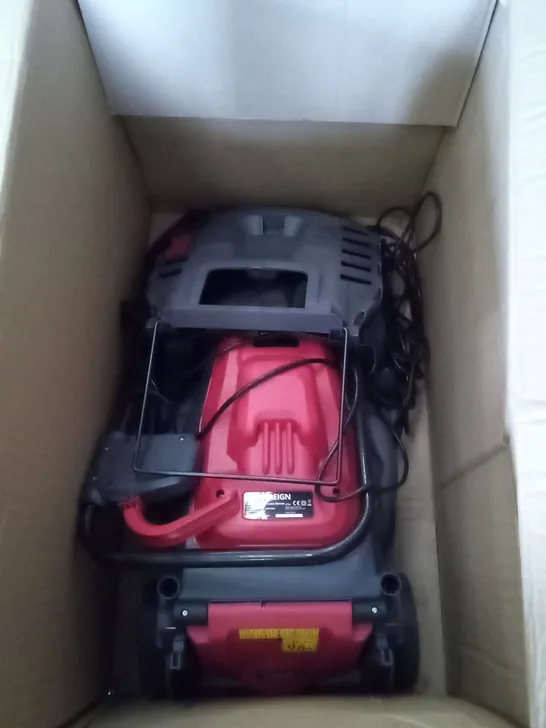 BOXED USED SOVEREIGN 100W PUSH ELECTRIC LAWN MOWER 