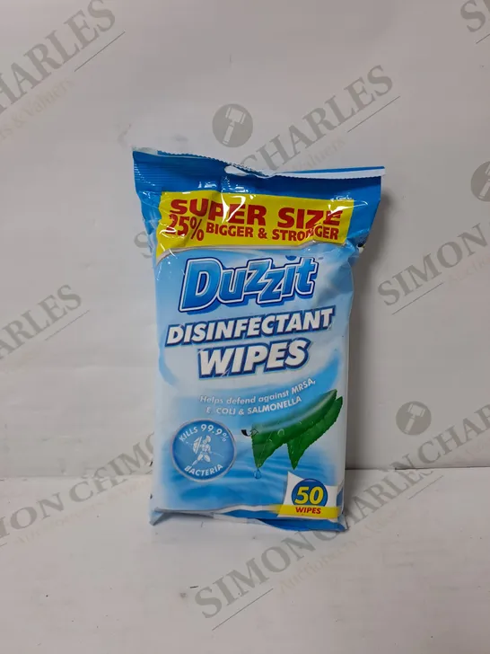 APPROXIMATELY 11 PACKS OF DUZZIT DISINFECTANT WIPES 