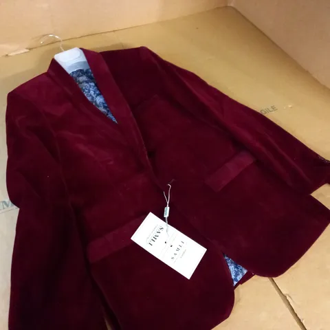 SAMLI COLLECTION BLAZER IN WINE - 14Y