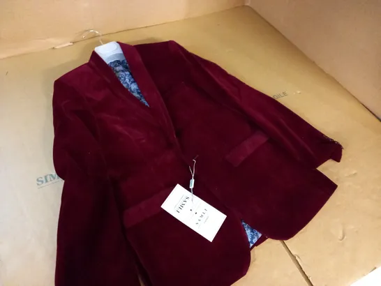 SAMLI COLLECTION BLAZER IN WINE - 14Y