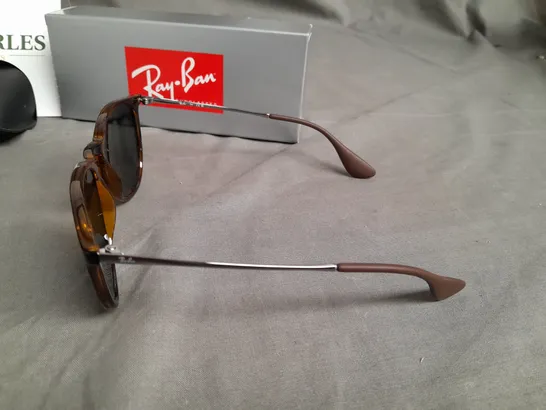 BOXED PAIR OF RAY BAN BROWN CATS EYE GLASSES