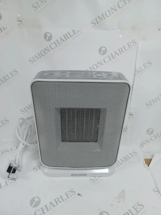 BOXED BLACK+DECKER DIGITAL CERAMIC FAN HEATER