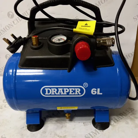 DRAPER 02115 6L OIL-FREE AIR COMPRESSOR