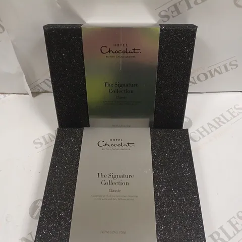 2 X SEALED HOTEL CHOCOLAT 'THE SIGNATURE COLLECTION' CLASSIC CHOCOLATE SELECTION 