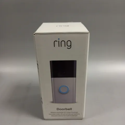 BOXED SEALED RING BATTERY POWERED HD VIDEO DOORBELL 