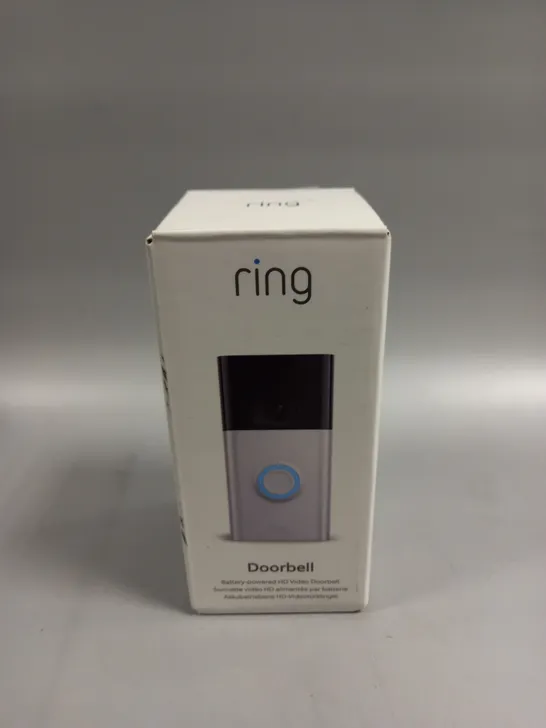 BOXED SEALED RING BATTERY POWERED HD VIDEO DOORBELL 