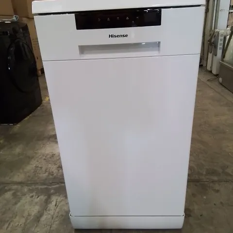HISENSE SLIMLINE FREESTANDING 10 PLACES DISHWASHER IN WHITE -COLLECTION ONLY-