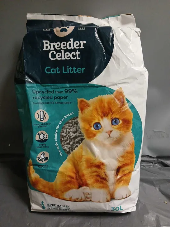 BAGGED BREEDER SELECT CAT LITTER (30L) - COLLECTION ONLY