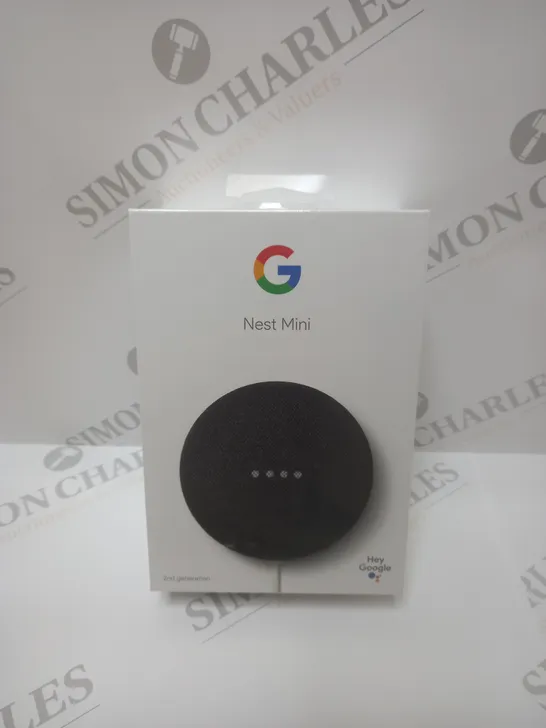 BRAND NEW BOXED GOOGLE NEST MINI SMART SPEAKER - CHARCOAL