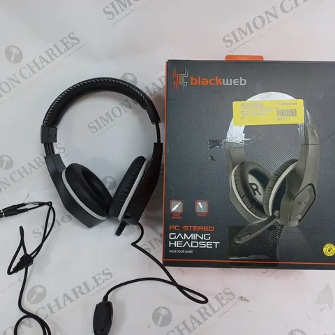 BOXED BLACKWEB STEREO PC GAMING HEADSET