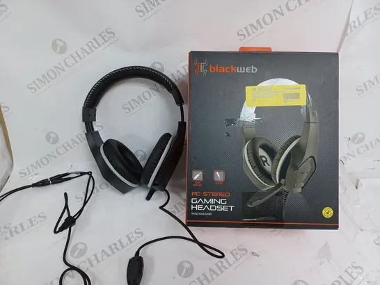 BOXED BLACKWEB STEREO PC GAMING HEADSET