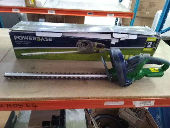 BOXED POWERBASE 51CM 20V CORDLESS HEDGE TRIMMERS 