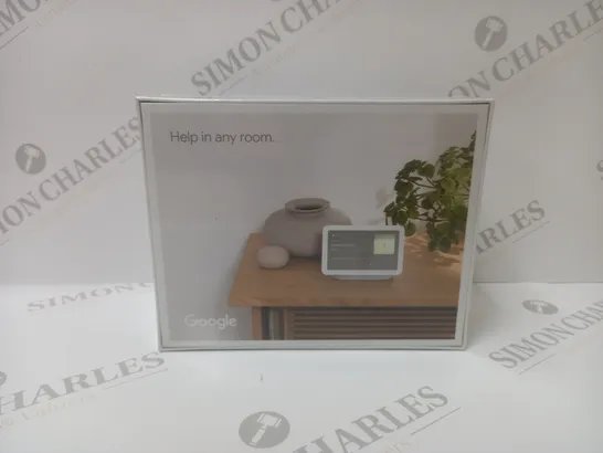 BRAND NEW BOXED GOOGLE NEST HUB 2ND GEN SMART SPEAKER WITH SCREEN - WHITE