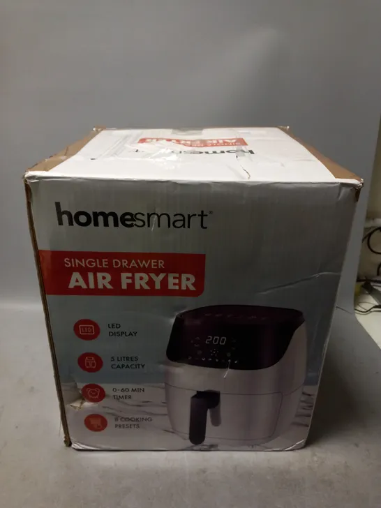 BOXED HOMESMART SINGLE DRAWER AIR FRYER 