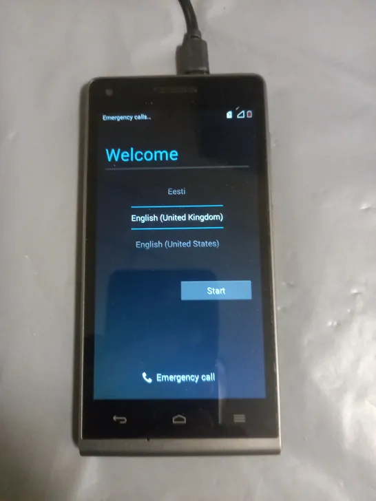 UNBOXED EE MOBILE PHONE IN SILVER