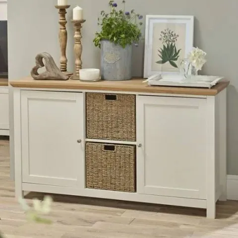 BOXED COTSWOLD SIDEBOARD - CREAM (2 BOXES)