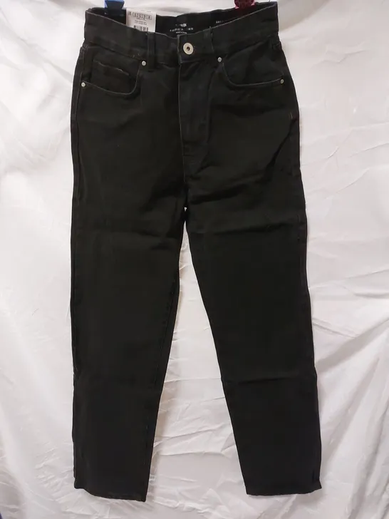 BOX OF APPROX 15 BRAND NEW COTTON:ON BAGGY STRAIGHT JEANS - MIDNIGHT BLACK SIZE AUS 6