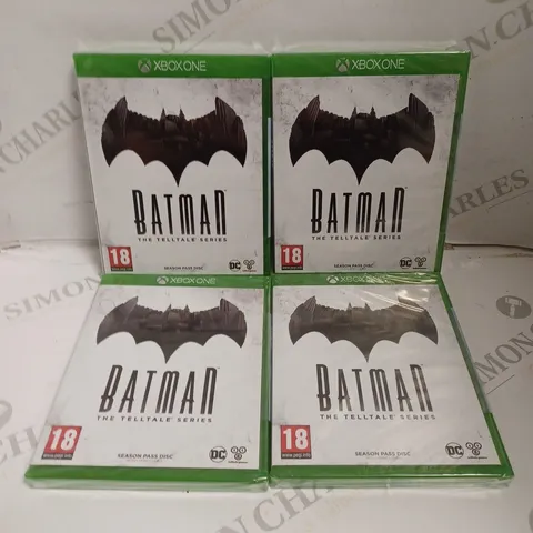 4 X SEALED BATMAN VIDEO GAMES FOR XBOX ONE 