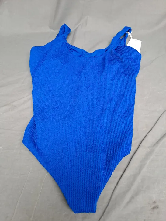 BRAVISSIMO CANCUN SWIMSUIT IN BLUE - UK 38E