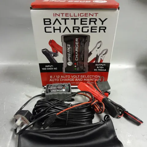 BASS FACE 6/12 AUTO VOLT SELECTION INTELLIGENT BATTERY CHARGER 