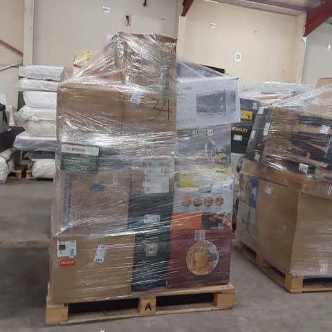 PALLET OF APPROXIMATELY 23 UNPROCESSED RAW RETURN HOUSEHOLD AND ELECTRICAL GOODS TO INCLUDE;