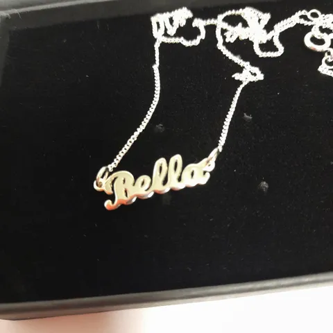 THE LOVE SILVER COLLECTION PERSONALISED SILVER NECKLACE