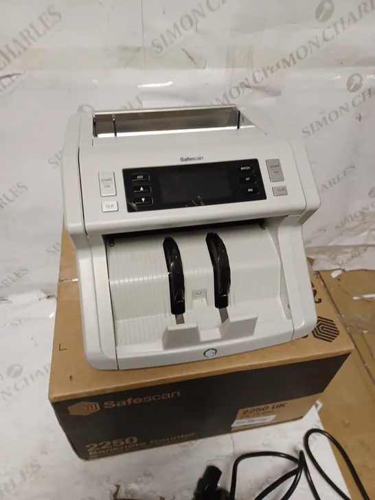 SAFESCAN 22250 BANKNOTE COUNTER AND VERIFIER 