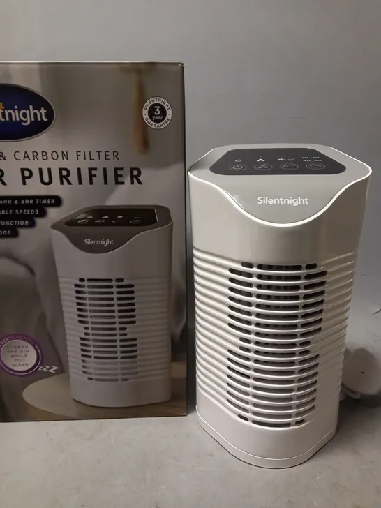 BOXED BRAND NEW SILENTNIGHT HEAP & CARBON FILTER AIR PURIFIER