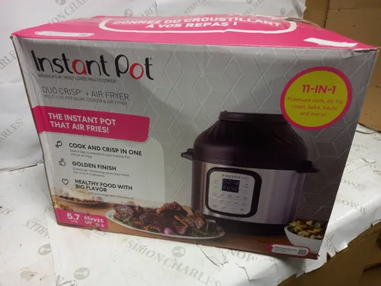 INSTANT POT DUO CRISP + AIR FRYER MULTI USE 5.7L