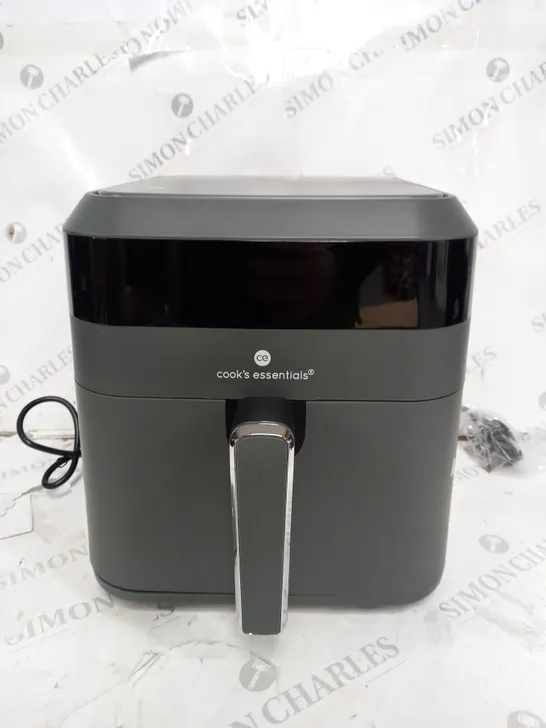 COOK'S ESSENTIALS 5.8L AIR FRYER IN SLATE GREY