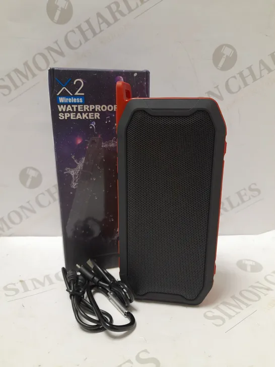 X2 WIRELESS WATERPROOF SPEAKER 