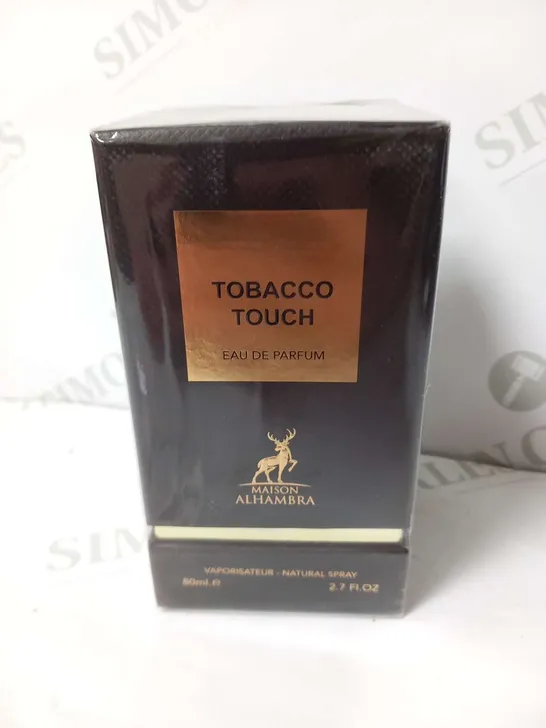 BOXED AND SEALED TOBACCO TOUCH EAU DE PARFUM MAISON ALHAMBRA EAU DE PARFUM 80ML